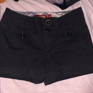 Black short shorts!